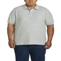 Canyon Ridge muški veliki i visoki džepni pique polo majica