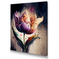 Dizajnerska umjetnost šareni tulipan platno zidna umjetnost