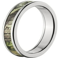 Polukružni prsten od titana sa zelenim kamuflažnim umetkom u MND-u
