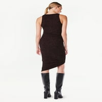 COOP ženska asimetrična haljina od mrežice, xs-xxl