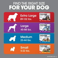 ® Plus za pse tretman buha i krpelja, ekstra veliki pas, 89- lbs, crvena kutija, CT