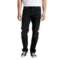 Silver Jeans Co. Muški veliki i visoki Machray Athletic Fit Straight Nog Traperice, veličine struka 38-50