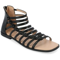 Zbirka Journee Womens Petrra Tru Comfort pjena gladijator sandale s Zip -om