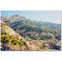 Zaštitni znak likovna umjetnost 'Positano Amalfi Coast' platno umjetnost Ariane Moshayedi