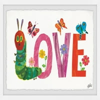 Marmont Hill prijateljska Caterpillar ljubav Eric Carle Framed Wall Art