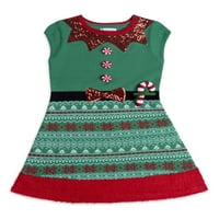 Jolly džemperi Djevojke haljina za džemper za božićne novosti, veličine 4-16