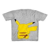 Grafička majica Pokemon Boys Front i Lead Pikachu, veličine 4-18