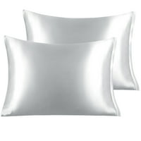 Jedinstvene ponude satenskog skupa jastuka za zatvaranje patentnih zatvarača Silver 17 x25