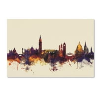 Zaštitni znak likovne umjetnosti 'Venecija Italija Skyline platno umjetnost Michaela Tompsetta