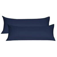 Jedinstvene ponude jastuka za tijelo mikrofibera pokriva mornarsko plavo 20 x60