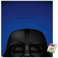 Ratovi zvijezda: Saga - S. Preston Darth Vader Minimalistički zidni plakat s gurnutim igle, 22.375 34