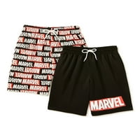 Marvel Comics Boys Active Shorts, 2-Pack, veličine 4-14