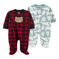 Carterovo dijete mojih novorođenčadi Dječaci spavaju 'n igraju se s nogom pidžamom, pakiranjem, preemie - mjesecima