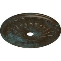 5 8 mj 5 8mj 7 8mj $ stropni medaljon, ručno oslikana Brončano Plava patina