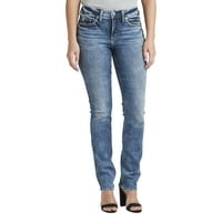 Silver Jeans Co. Ženske Sukijeve traperice s ravnim nogama, veličine struka 24-36