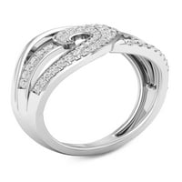 Imperial 1 3CT TDW Diamond 10k Dijamantni modni prsten bijelog zlata