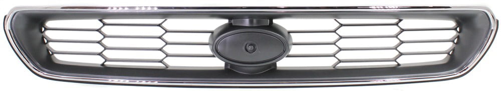 Sastavljanje rešetke kompatibilno s naslijeđenom kromiranom školjkom od 2003- Subaru s obojenim srebrnim crnim umetanjem