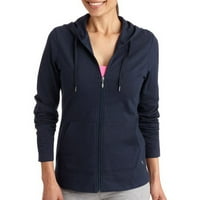 Ženski dri-more puni zip jezgra hoodie