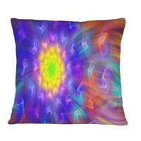 Dizajnerski jastuk sa svijetloplavim fraktalnim laticama maslačka - cvjetni jastuk-18.18