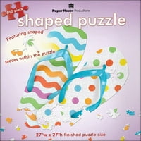 Puzzle u obliku jigsaw 27 x27 -flip flops 2