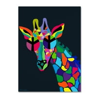 Zaštitni znak likovna umjetnost 'žirafa' platno umjetnost Marka Ashkenazi