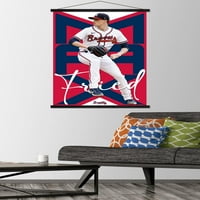 Atlanta Braves - Ma prženi zidni plakat s magnetskim okvirom, 22.375 34