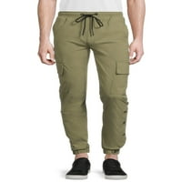 Muške rastezljive najlonske teretne hlače za jogging u rasponu od 2 inča