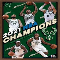 Milwaukee Bucks - NBA plakat finala prvaka, 14.725 22.375