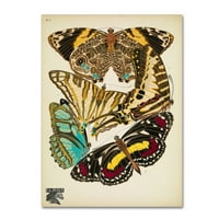 Crtež s potpisom na platnu Papillons 5 iz kolekcije mn
