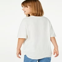 Prevelika majica s uzorkom za djevojčice, veličine 4-18
