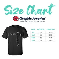 Graphic America Big & Tall Ocay Day majica za kolekciju majica za muške muške