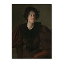 Proučavanje likovne umjetnosti zaštitnih znakova 'Studija mlade žene' platnena umjetnost Williama Merritt Chase