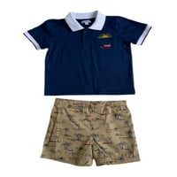 Quilte Baby Boy & Toddler Boy majica i kratke hlače, 2-komad, veličine 0 3M-4T
