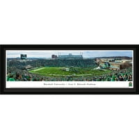 Nogomet Sveučilišta Marshall - dvorište na stadionu John C. Edwards - Blakeway Panoramas NCAA College Print s odabranim
