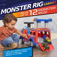 Adventure Force Monster Rig Carrier prijevoz za djecu za djecu od 1 godine, podržava do 44 lbs