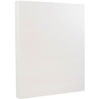 Strathmore Cardstock, 8. 11, Svijetlo bijelo tkanje, 130 lb, 25 pakiranja