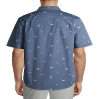 George muški tropski print majica s kratkim rukavima