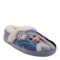 Disney Frozen Anna & Elsa Fau Fur Lik Aline Slipper