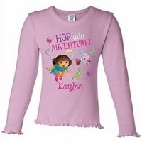 Personalizirana Dora Explorer skok u ružičastu ružičastu avanturističku djevojku