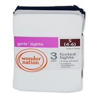 Wonder Nation Girls 'neprozirne tajice, pakiranje, veličine 4-16