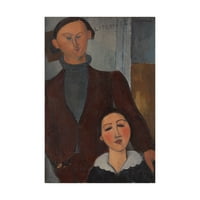 Zaštitni znak likovne umjetnosti 'Jacques i Bethe Lipchitz' platno umjetnost Modigliani
