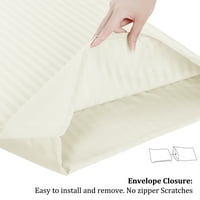 Jedinstveni prijedlozi mekana Kaki jastučnica s prugama za tijelo od mikrovlakana