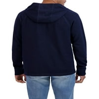 Chaps muški dvostruki lica Interlock pulover hoodie veličine xs do 4xb