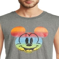 Mickey Mouse muški tenk Top i kratke hlače set pidžama, 2-komad, xlarge