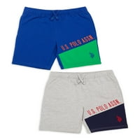 S. Polo ASN. Frotirne kratke hlače za dječake, 2 komada, veličine 4-18