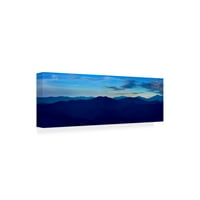 Zaštitni znak likovna umjetnost 'Misty Mountains vii' platno umjetnost Jamesa McLoughlina