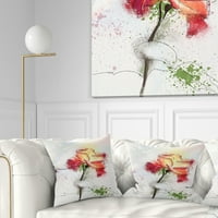 Dizajnerski uzorak s prekrasnom ilustracijom ruže-Cvjetni jastuk-16,16